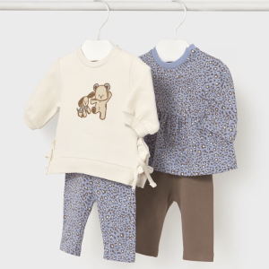 CONJUNTO 2 PIEZAS LEOPARDO BEBÉ