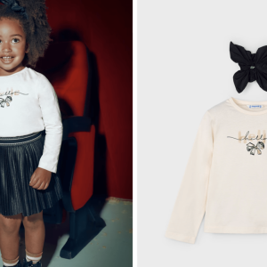 CAMISETA CON COLETERO NIÑA