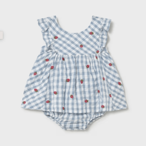 VESTIDO CUBREPAÑAL FRESAS