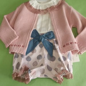 Conjunto tres piezas tallas 12m,18m