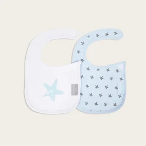 Pack 2 Baberos Estrellas - Azul