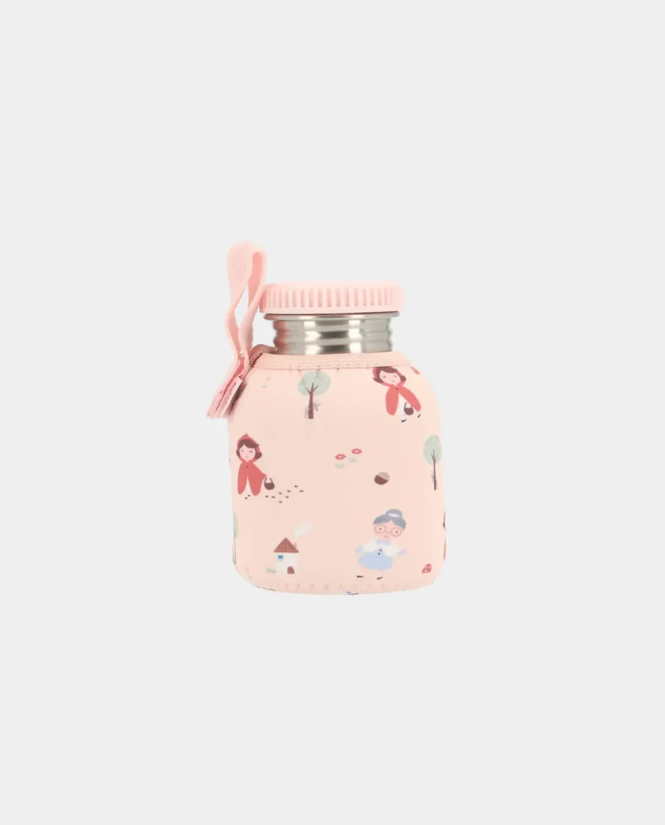 Botella Acero con Funda 350 ml Caperucita Roja Tutete
