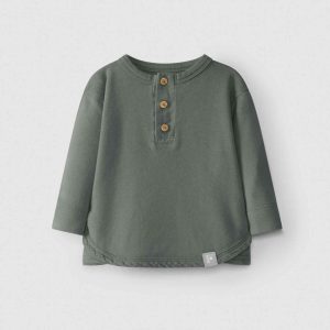 Camiseta Manga Azul Petroleo Snug