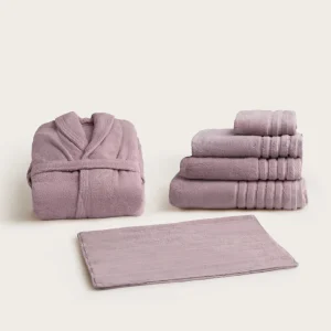 Pack de Baño Completo - 3 Piezas - Malva